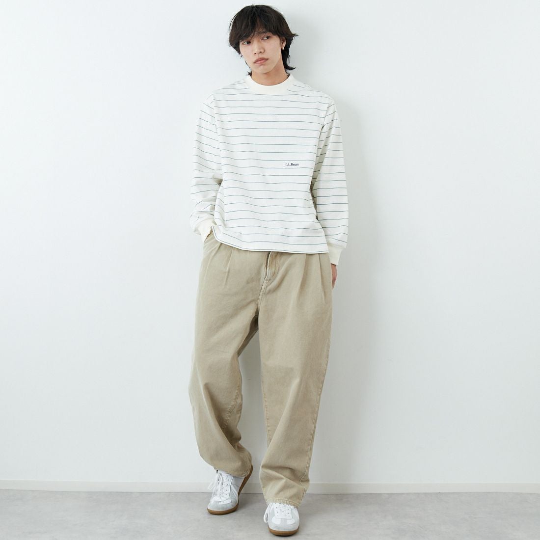 L.L.BEAN [エルエルビーン] Union ロングスリーブボーダーTシャツ