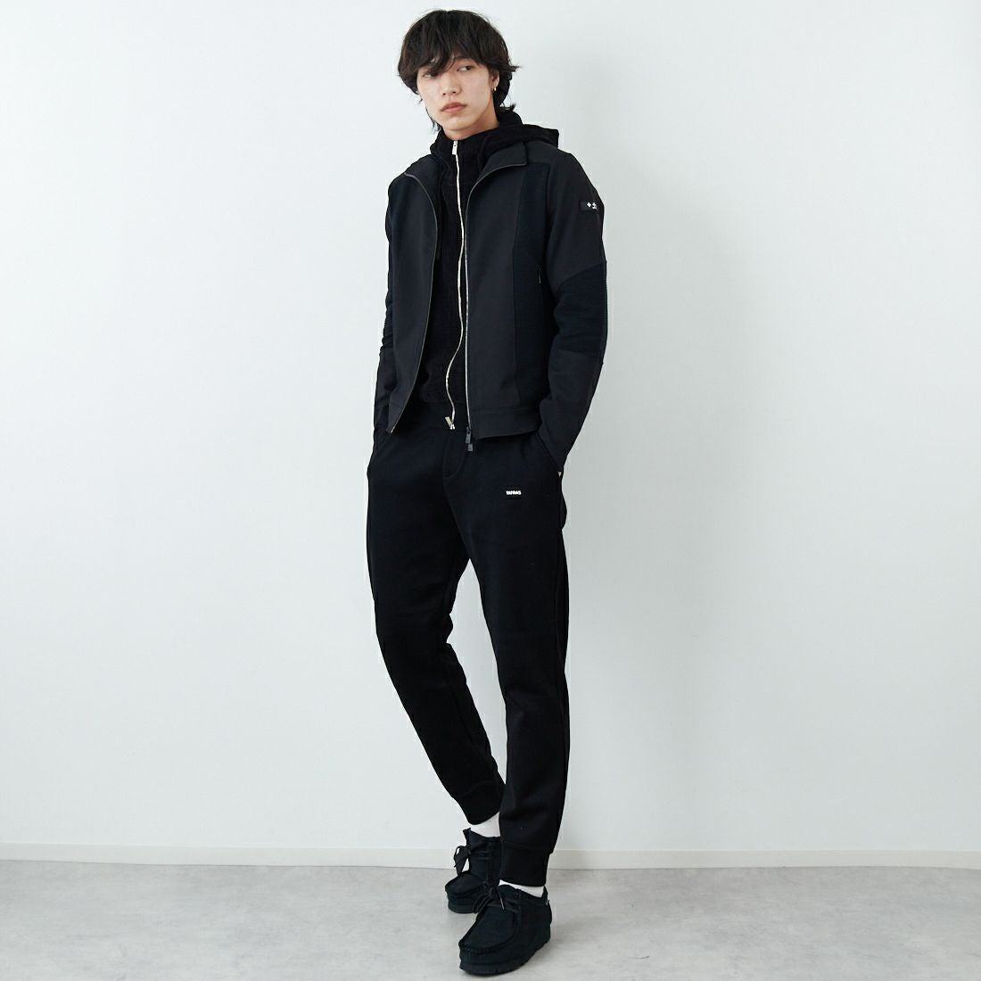 TATRAS [タトラス] SPRESE/スプレーゼ ブルゾン [MCKZ0044033588] BLACK &&モデル身長：179cm 着用サイズ：2&&