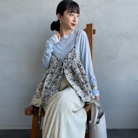 02 BLK/OFF&&モデル身長：150cm 着用サイズ：F&&