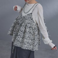 02 BLK/OFF&&モデル身長：150cm 着用サイズ：F&&