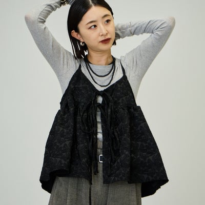09 BLACK&&モデル身長：150cm 着用サイズ：F&&