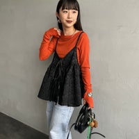 09 BLACK&&モデル身長：150cm 着用サイズ：F&&