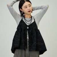 09 BLACK&&モデル身長：150cm 着用サイズ：F&&