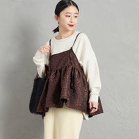 29 BROWN&&モデル身長：150cm 着用サイズ：F&&