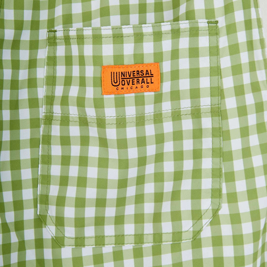 UNIVERSAL OVERALL [ユニバーサルオーバーオール] 別注 総柄イージーワイドパンツ [U2612634IN-JF] GRNﾁｪｯｸ
