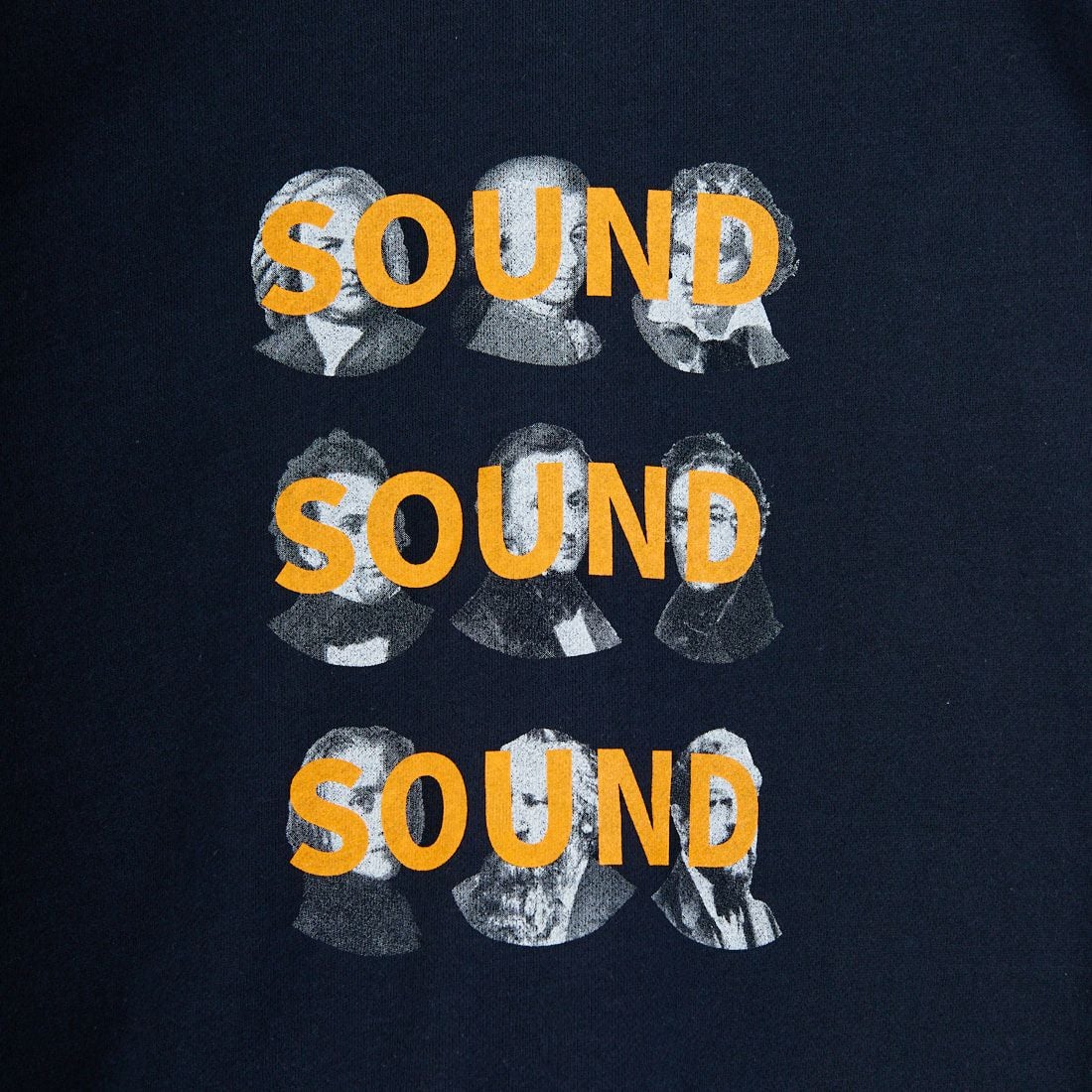 SCREEN STARS [スクリーンスターズ] 別注 偉人プリント カットオフスウェット [2523-IN3-JF] NAVY