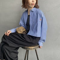 ﾌﾞﾙｰ&&モデル身長：158cm 着用サイズ：F&&