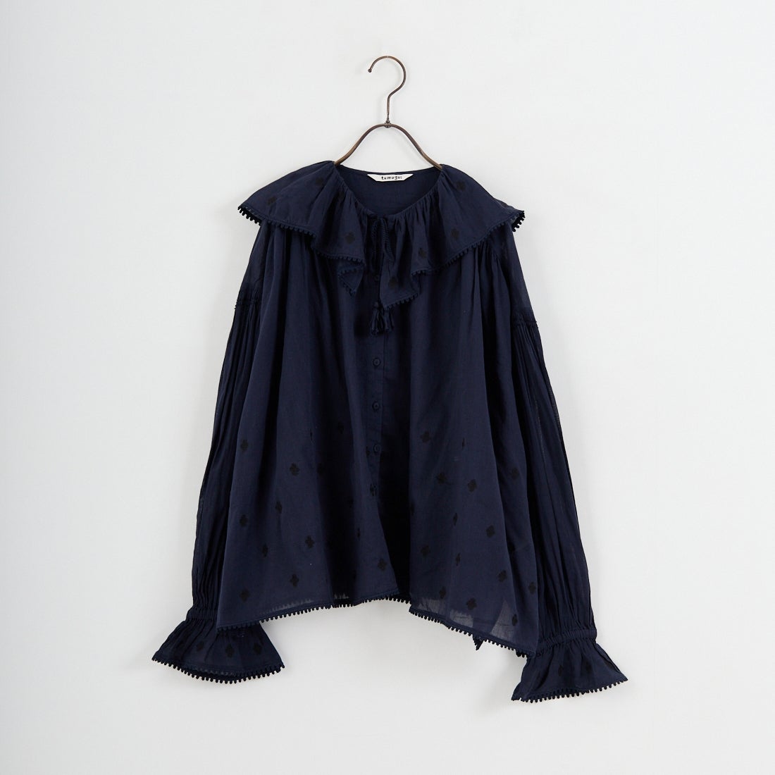 tumugu: [ツムグ] カディコットン刺繍ブラウス [TB25434]｜ジーンズ