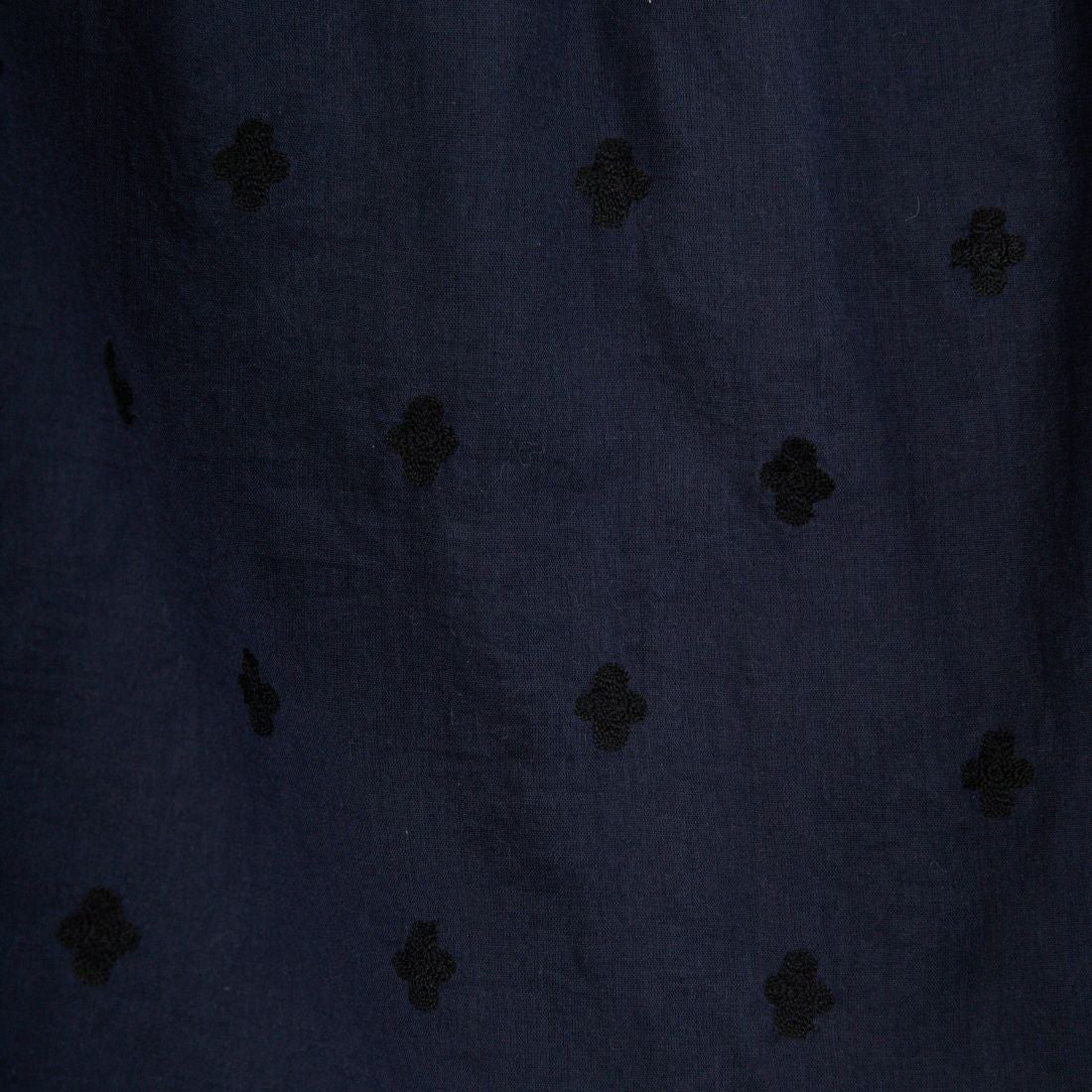 tumugu: [ツムグ] カディコットン刺繍ブラウス [TB25434] 79 NAVY