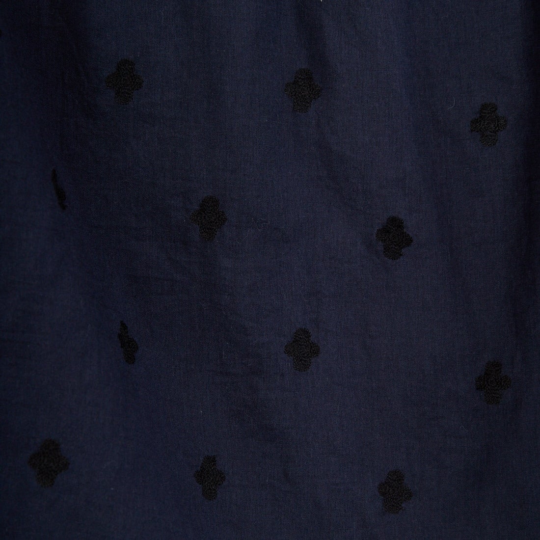 tumugu: [ツムグ] カディコットン刺繍ブラウス [TB25434] 79 NAVY