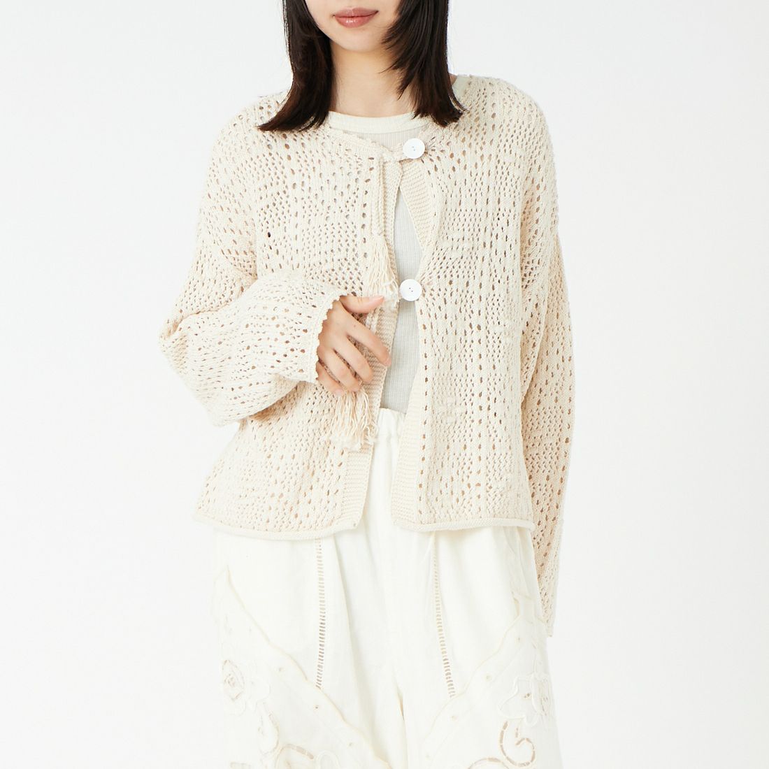 06 KINARI&&モデル身長：162cm 着用サイズ：F&&