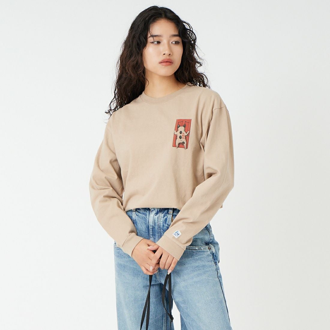 35 BEIGE&&モデル身長：162cm 着用サイズ：S&&