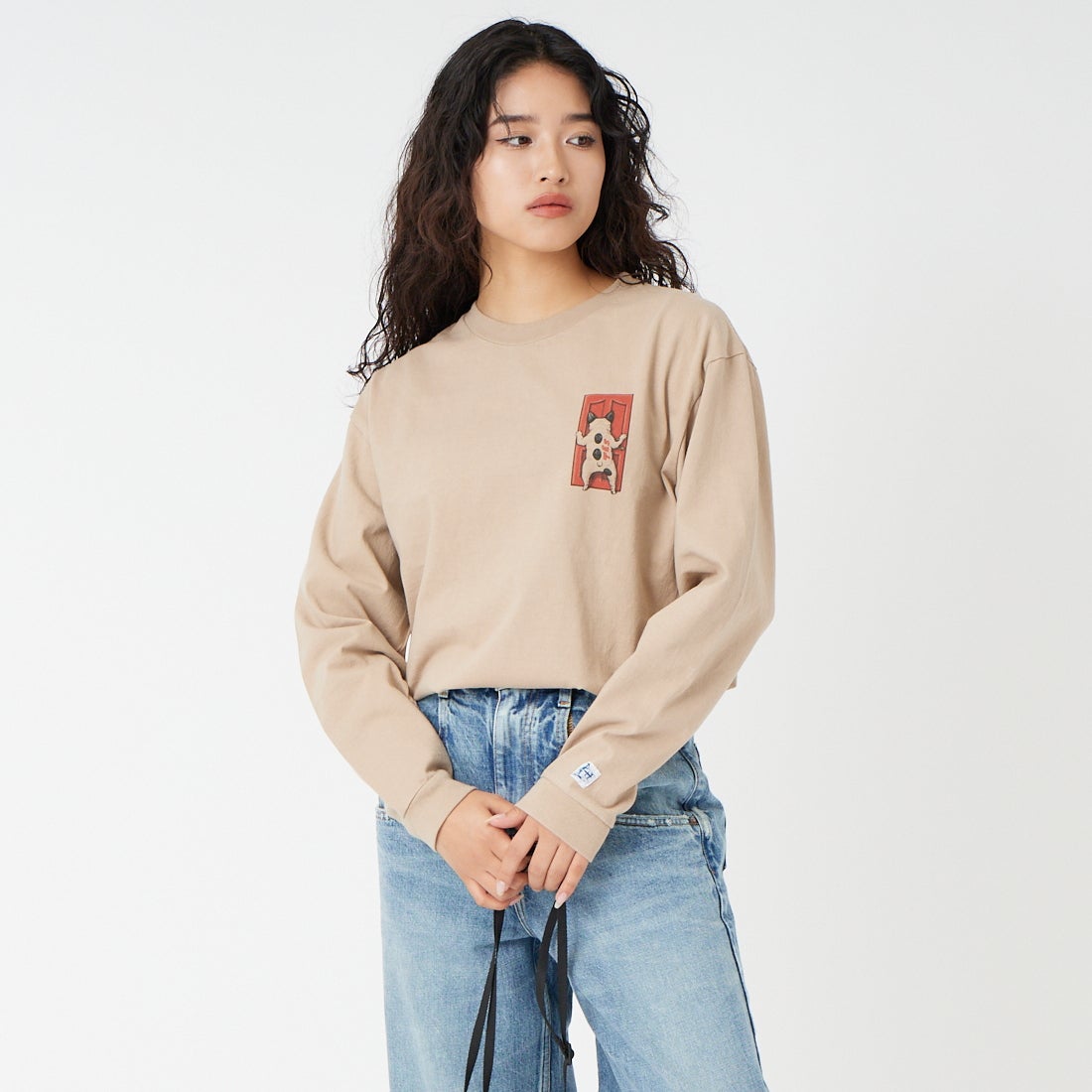 35 BEIGE&&モデル身長：162cm 着用サイズ：S&&