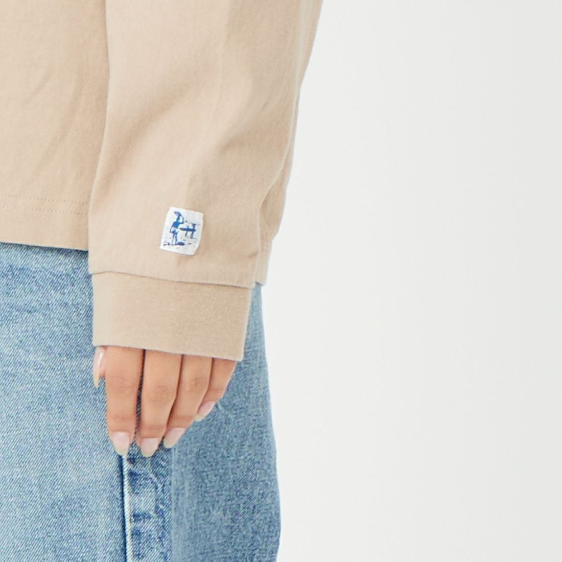 The Endless Summer [エンドレスサマー] 4BUHI BOARD BROTHERS ロングスリーブTシャツ [FH-26374315] 35 BEIGE &&モデル身長：162cm 着用サイズ：S&&