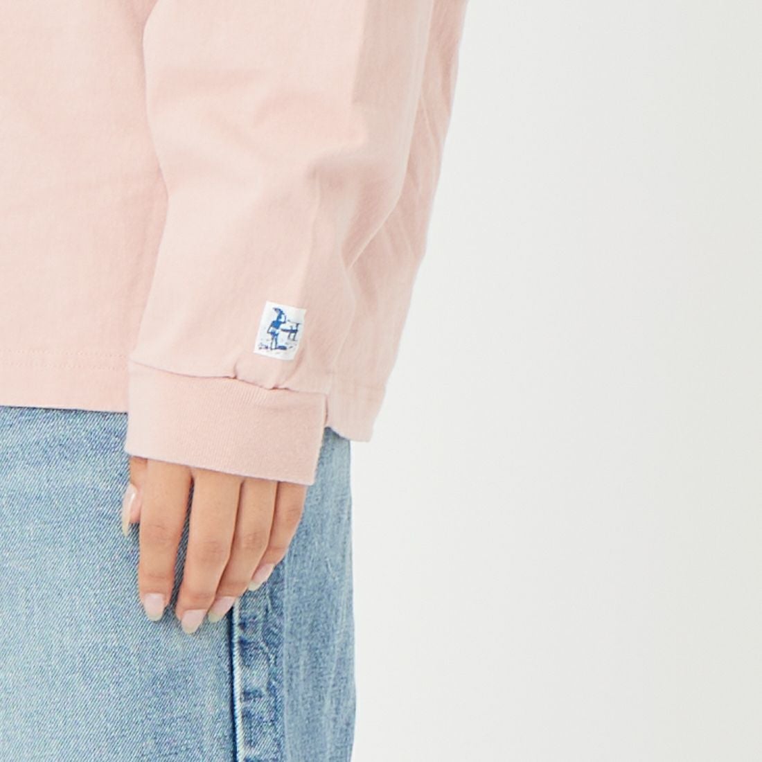 The Endless Summer [エンドレスサマー] MALIBU GIRL ロングスリーブTシャツ [FH-26374316] 15 PINK &&モデル身長：162cm 着用サイズ：S&&