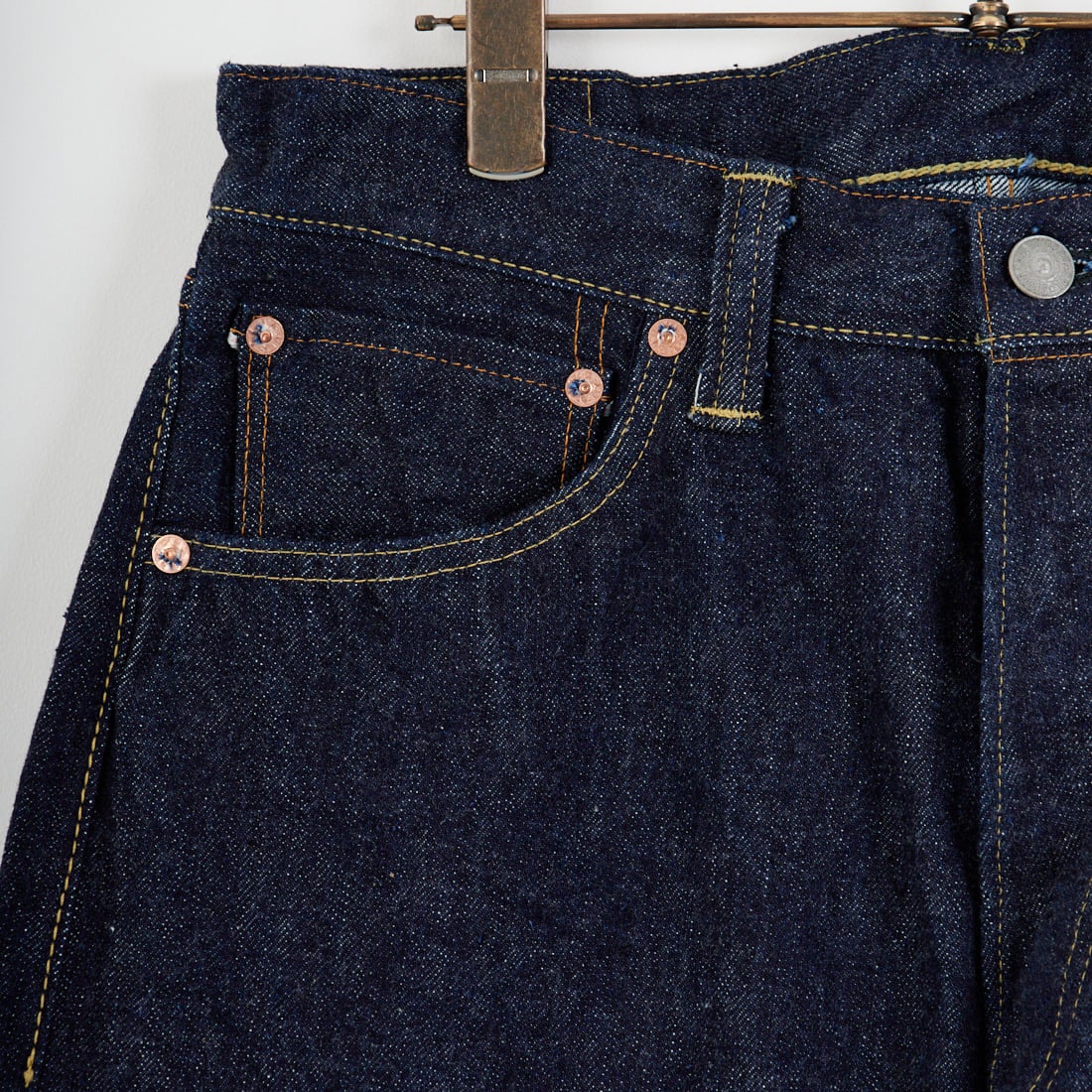SUGAR CANE [シュガーケーン] 13oz デニムウエストオーバーオールズ 2025年モデル [SC420252] 421 A.NAVY