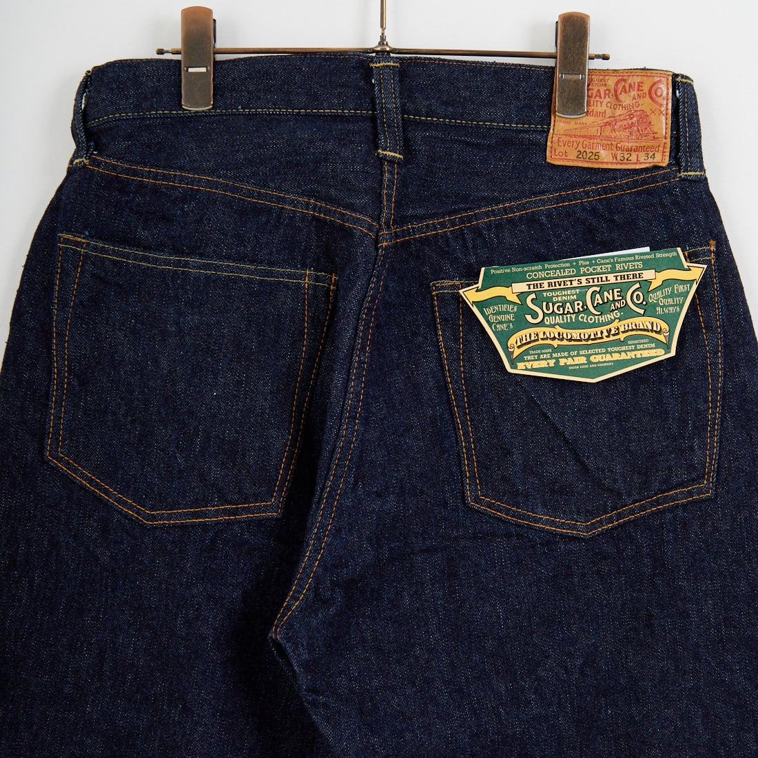 SUGAR CANE [シュガーケーン] 13oz デニムウエストオーバーオールズ