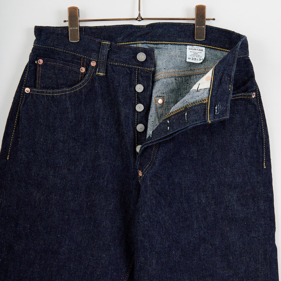 SUGAR CANE [シュガーケーン] 13oz デニムウエストオーバーオールズ 2025年モデル [SC420252] 421 A.NAVY