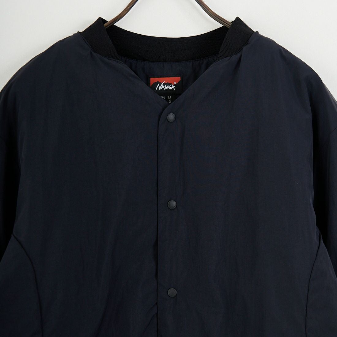 NANGA [ナンガ] ノーカラーソフトダウンカーディガン [N2500-0E004A] BLK