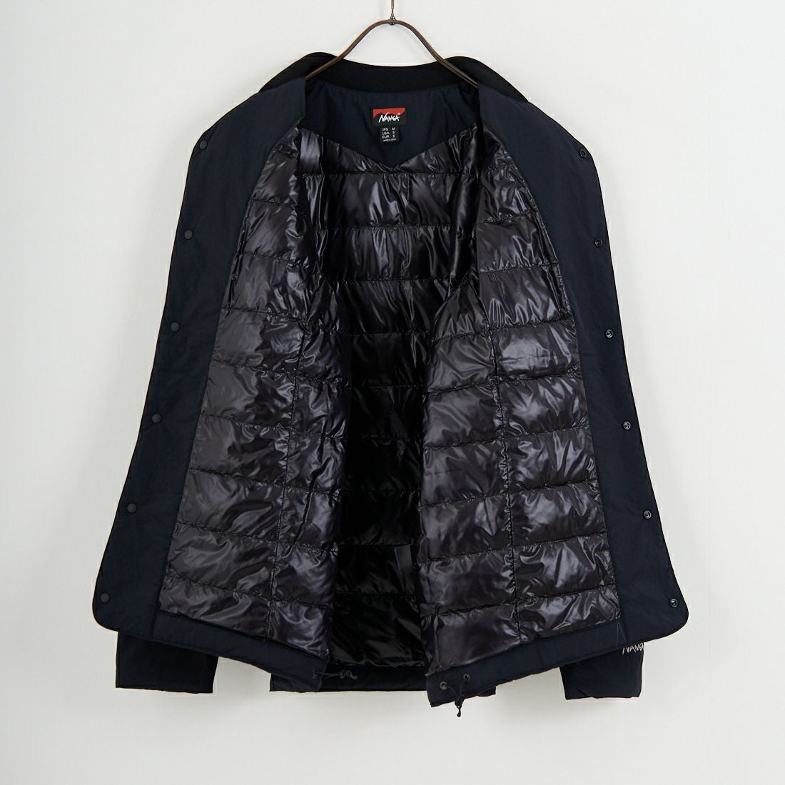 NANGA [ナンガ] ノーカラーソフトダウンカーディガン [N2500-0E004A] BLK