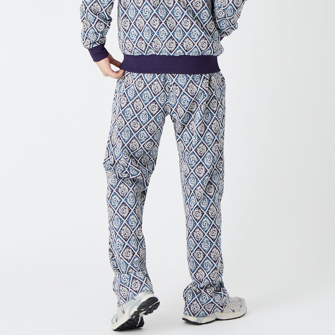 Needles [ニードルズ] トラックパンツ [SX403] A BLU/PPL &&モデル身長：179cm 着用サイズ：M&&