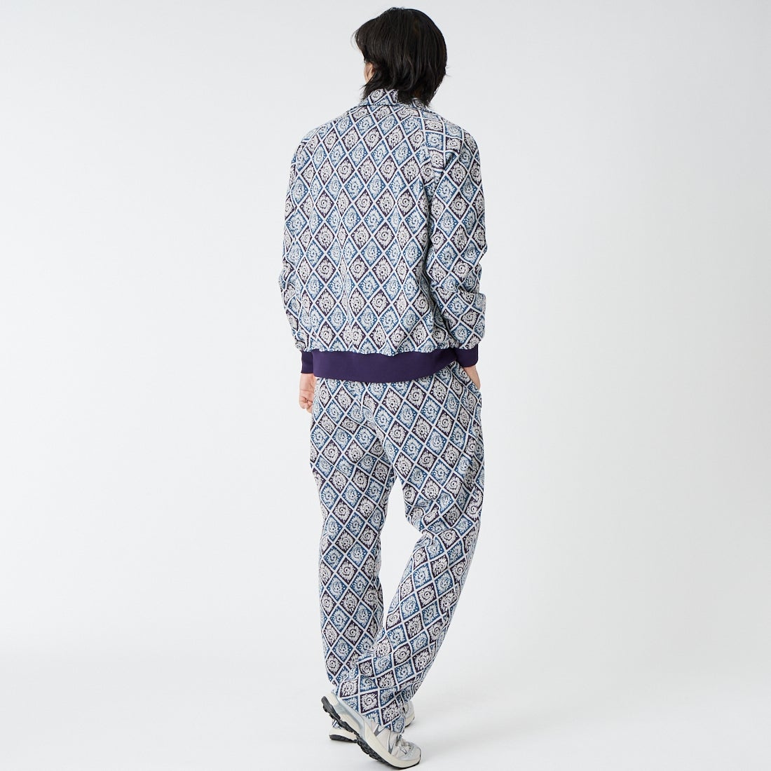 Needles [ニードルズ] トラックパンツ [SX403] A BLU/PPL &&モデル身長：179cm 着用サイズ：M&&