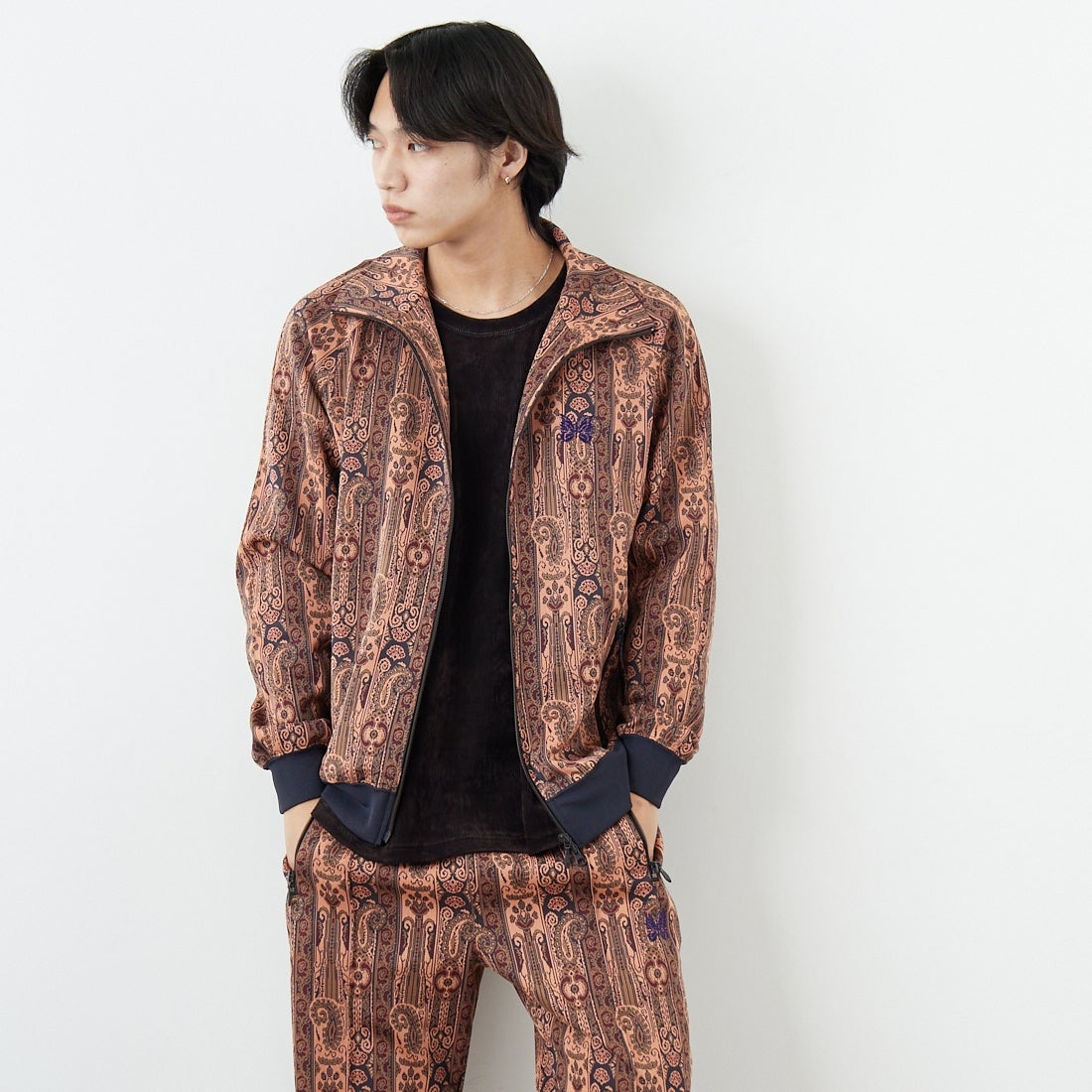 E ORANGE&&モデル身長：179cm 着用サイズ：L&&