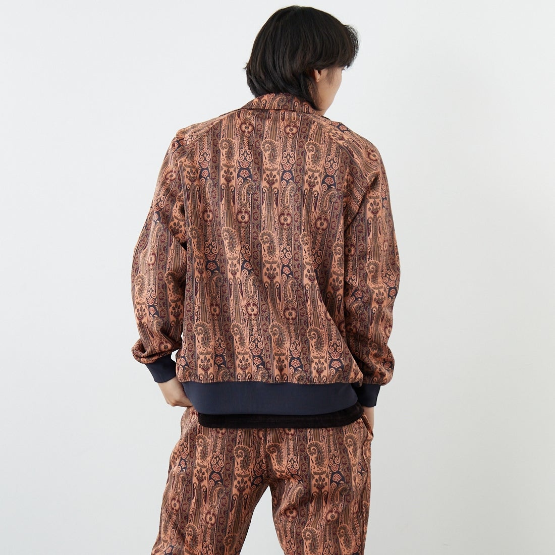 Needles [ニードルズ] トラックジャケット [SX402] E ORANGE &&モデル身長：179cm 着用サイズ：L&&