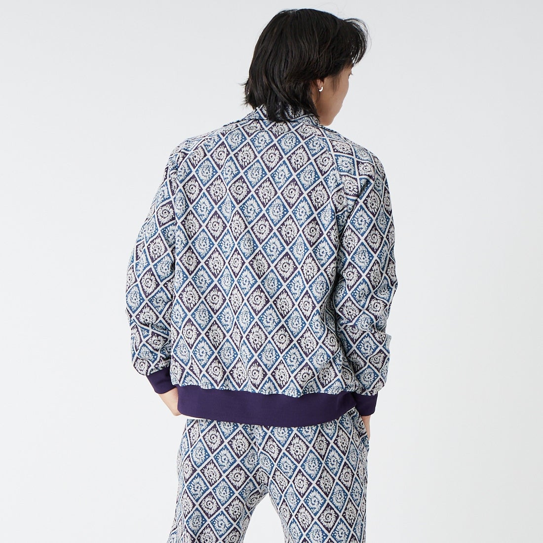 Needles [ニードルズ] トラックジャケット [SX402] A BLU/PPL &&モデル身長：179cm 着用サイズ：M&&