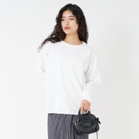 9000 WHITE&&モデル身長：162cm 着用サイズ：L&&