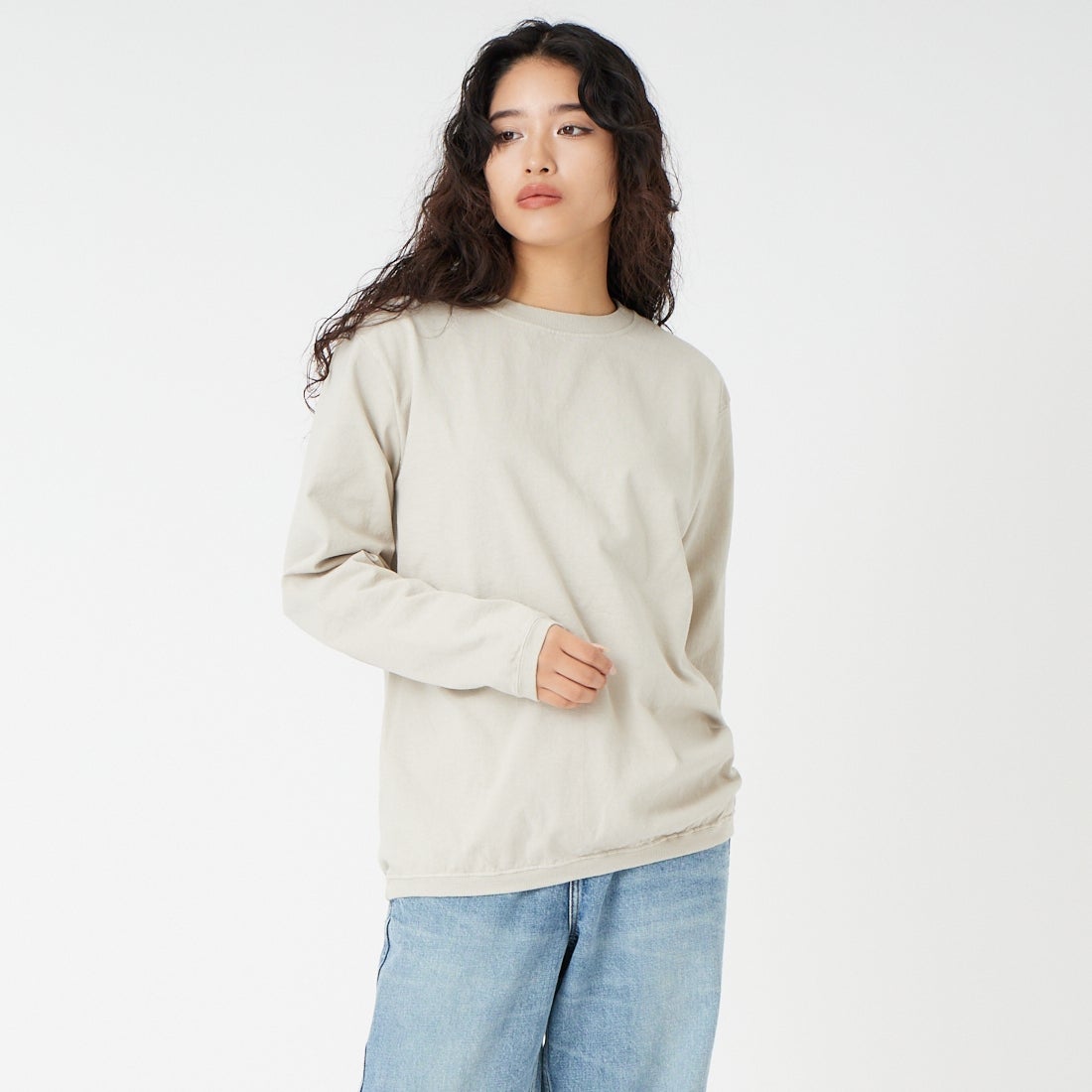 9190 MLK.G&&モデル身長：162cm 着用サイズ：L&&