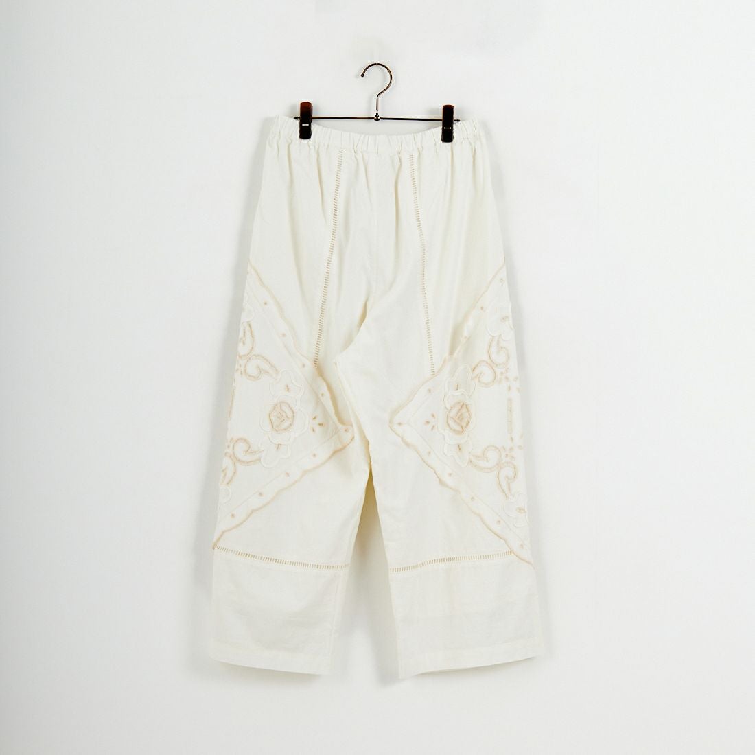 ESTROISLOSE [エストゥロワルーズ] ケミカルカットワーク刺繍パンツ [EB25402] 04 IVORY