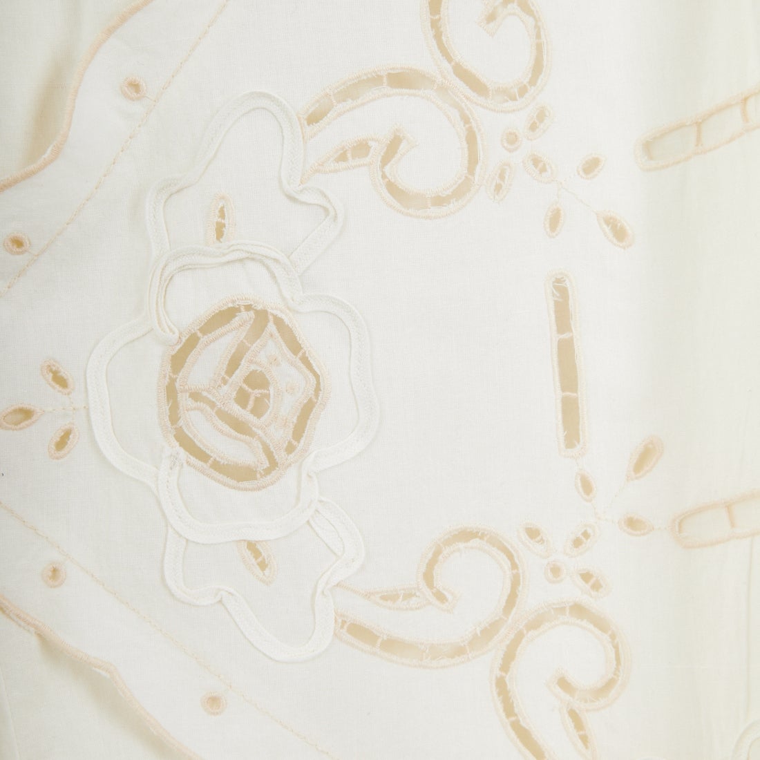 ESTROISLOSE [エストゥロワルーズ] ケミカルカットワーク刺繍パンツ [EB25402] 04 IVORY
