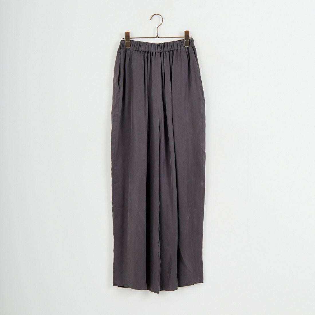 CLOCHE [クロシェ] キュプララフタックワイドパンツ [61286506] ﾁｬｺｰﾙ