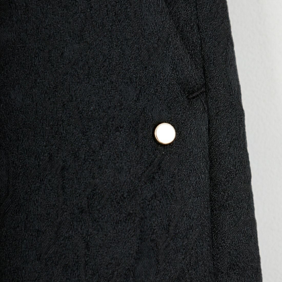 CHIGNON [シニヨン] ジャガードストレートパンツ [3856-453MK] BLACK