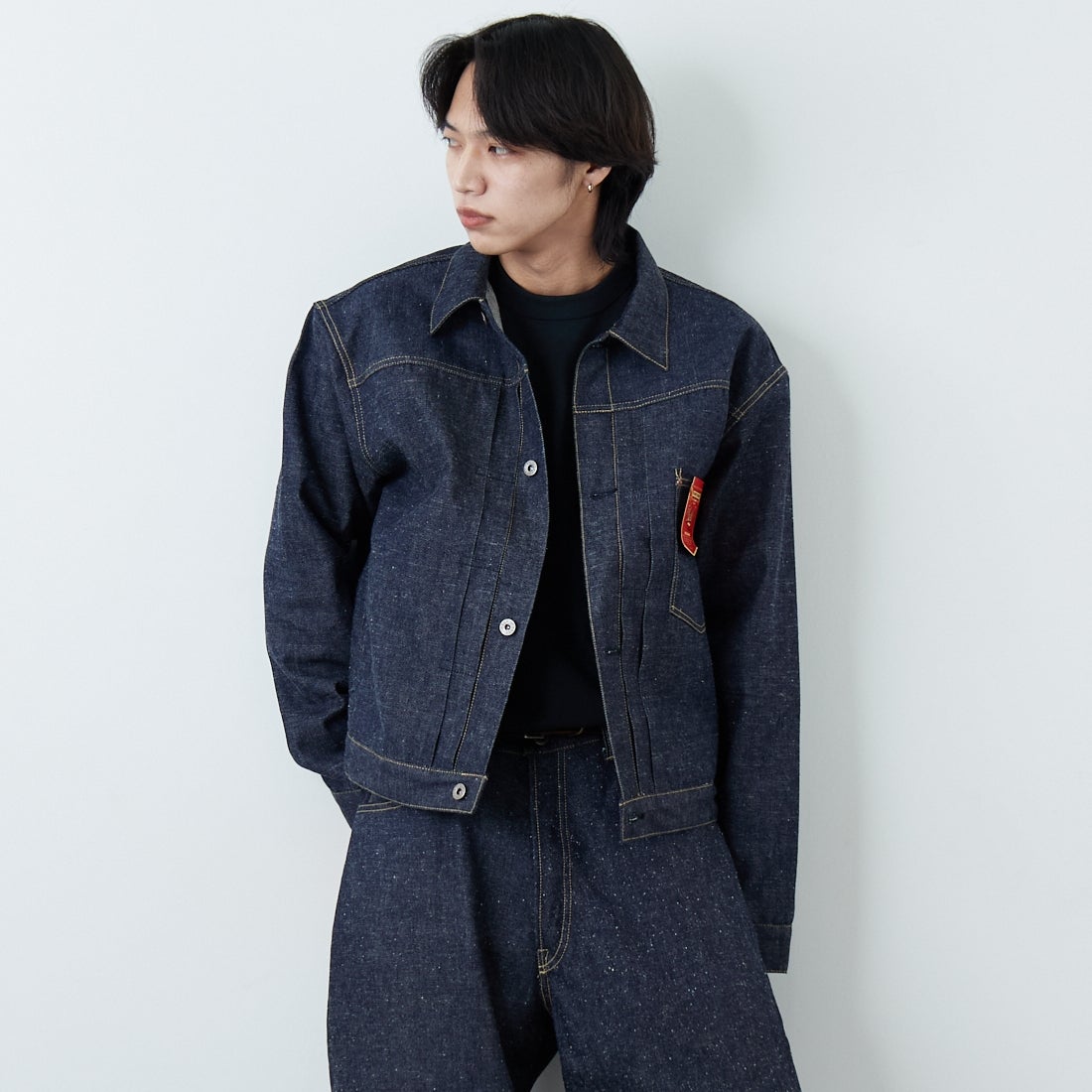 420 N.NAVY&&モデル身長：179cm 着用サイズ：M&&
