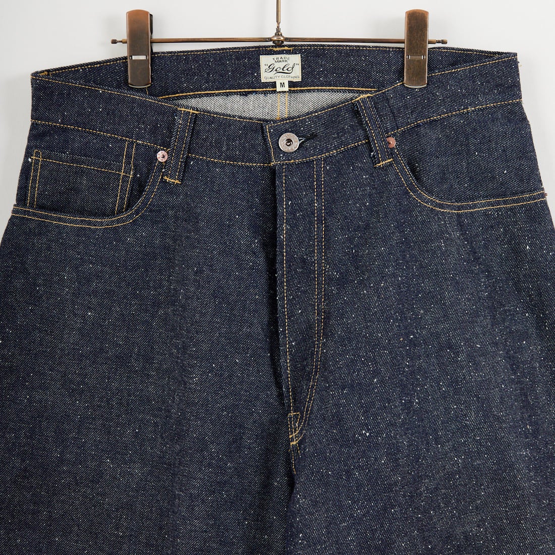 GOLD [ゴールド] 11.5oz 5ポケットデニムワイドパンツ [GL42620N] 420 N.NAVY