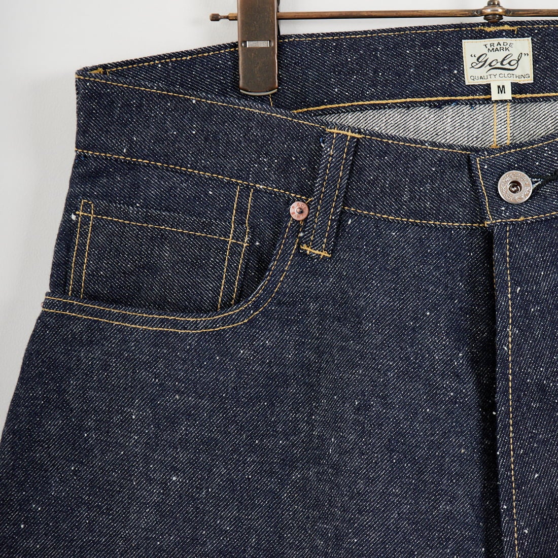 GOLD [ゴールド] 11.5oz 5ポケットデニムワイドパンツ [GL42620N] 420 N.NAVY