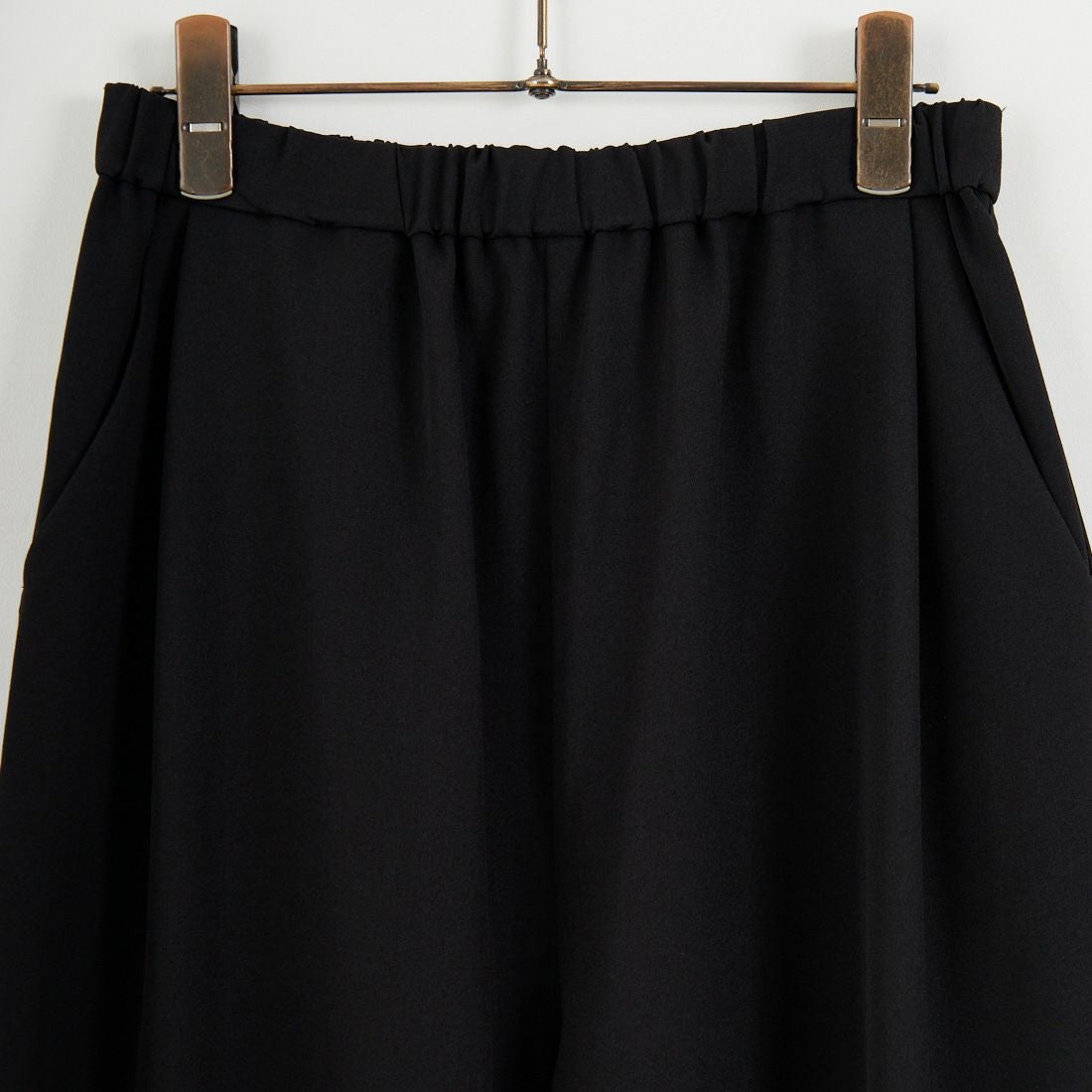 STELLA CIFFON [ステラシフォン] ウォースフィルツイルワイドパンツ [ST3-25206A] 80 BLACK