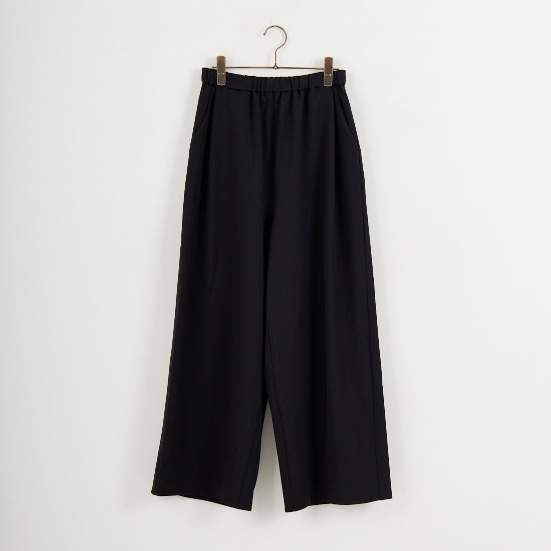 STELLA CIFFON [ステラシフォン] ウォースフィルツイルワイドパンツ [ST3-25206A] 80 BLACK
