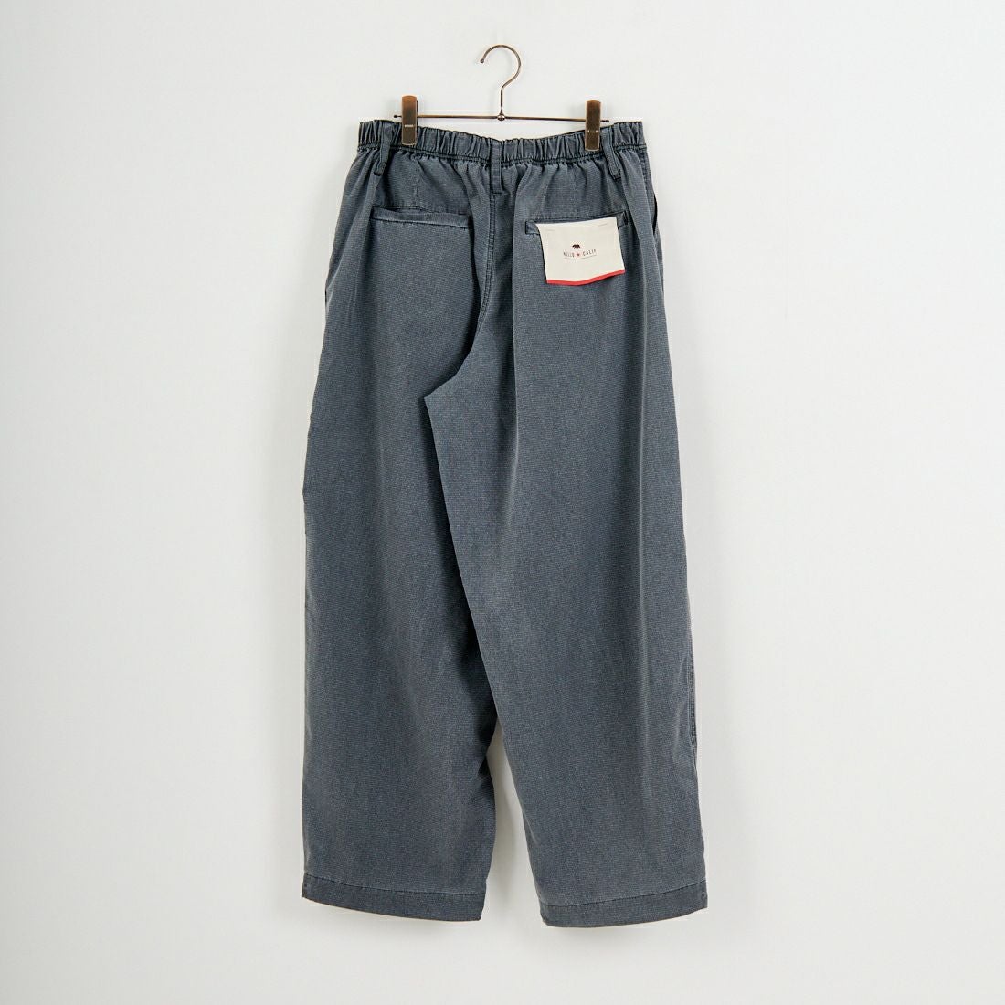 HELLO CALIF [ハローカリフ] ドットメッシュバギーパンツ [661003] CHARCOAL