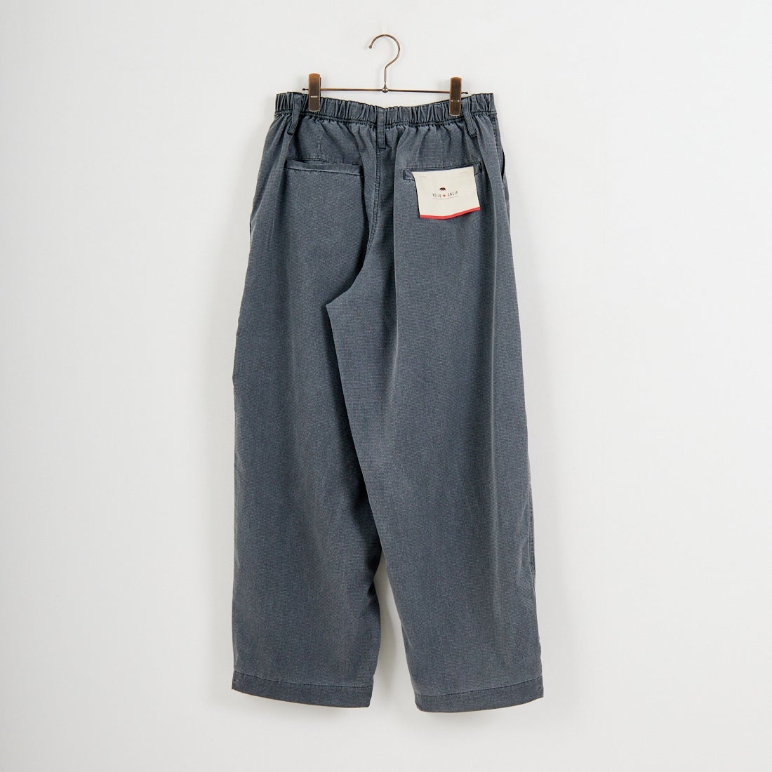 HELLO CALIF [ハローカリフ] ドットメッシュバギーパンツ [661003] CHARCOAL