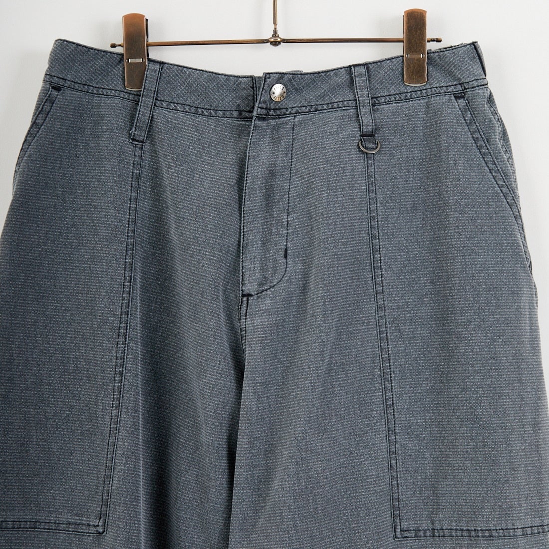 HELLO CALIF [ハローカリフ] ドットメッシュバギーパンツ [661003] CHARCOAL