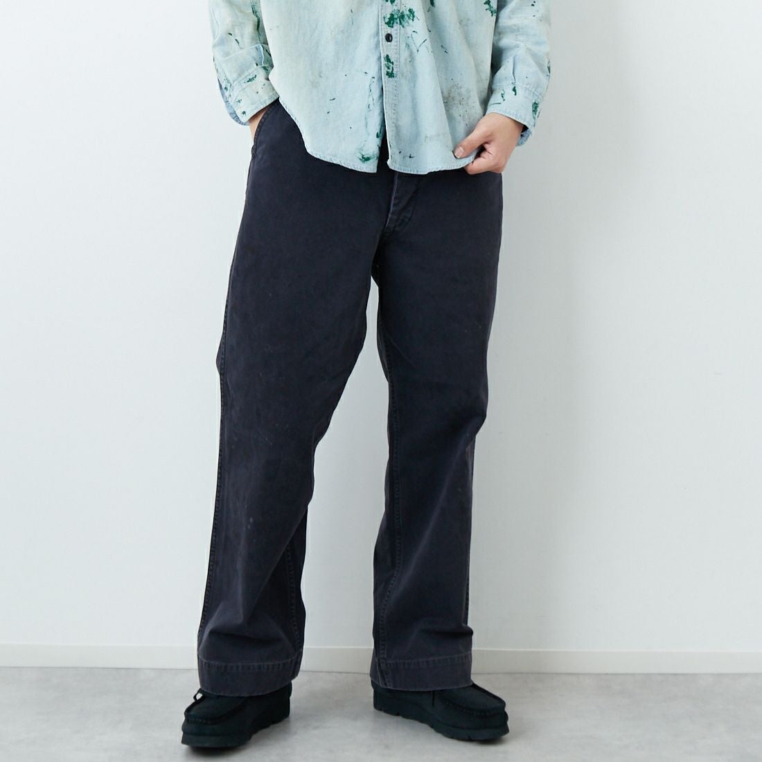 BOW WOW [バウワウ] ブラックエイジドワークトラウザー [BW261-BWTA]