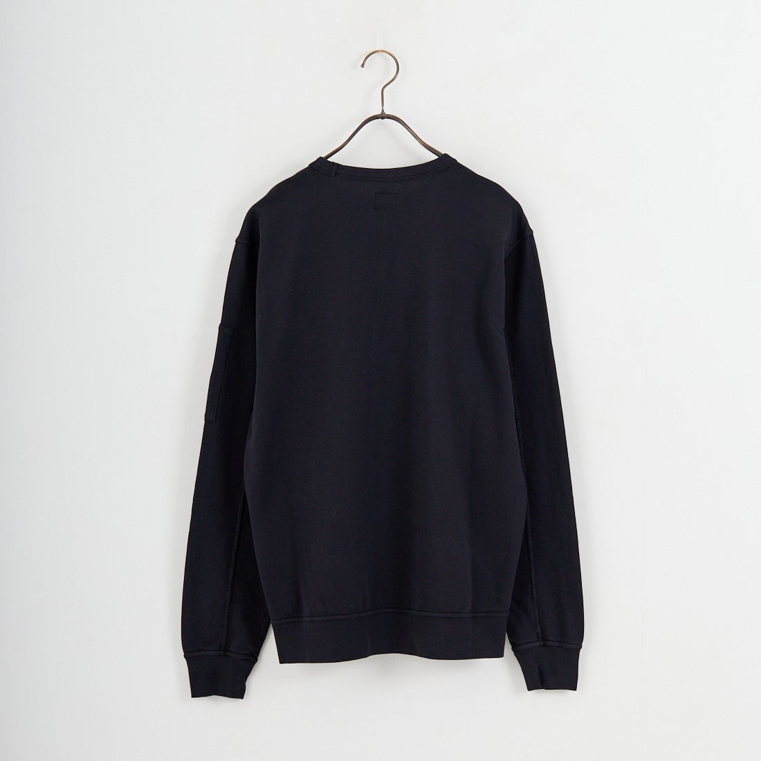 C.P.COMPANY [シーピーカンパニー] ライトフリースクルーネックスウェット [RCCMSS711A] 999 BLACK