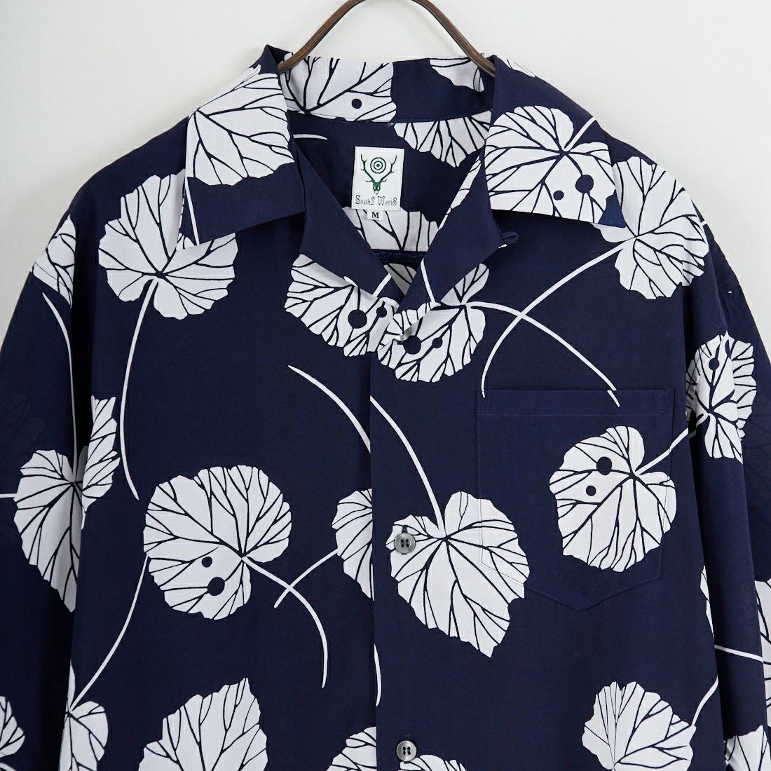 South2West8 [サウスツーウエストエイト] ショートスリーブオープンカラーシャツ [SX678] B NAVY