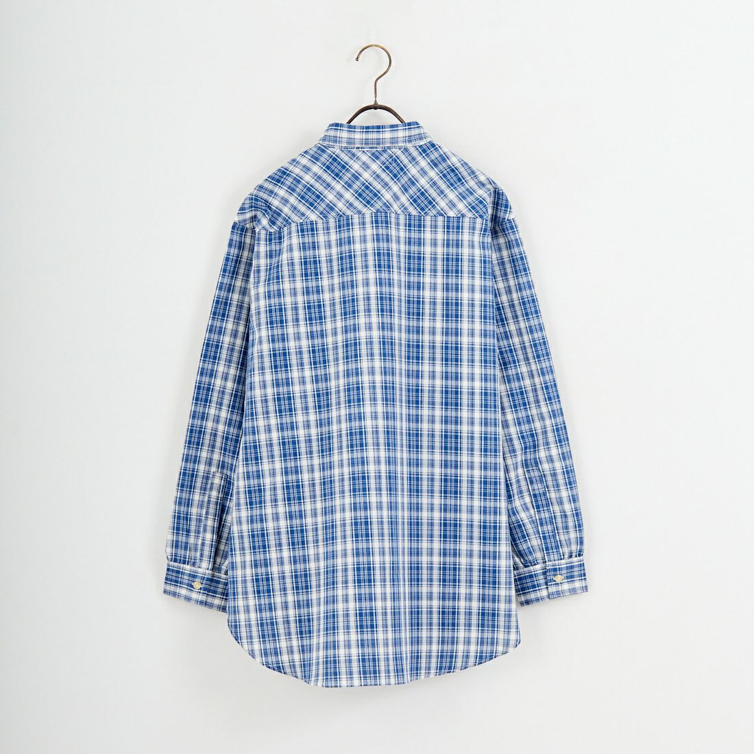 HELLO CALIF [ハローカリフ] ロングスリーブ プレイドシャツ [661300] NAVY