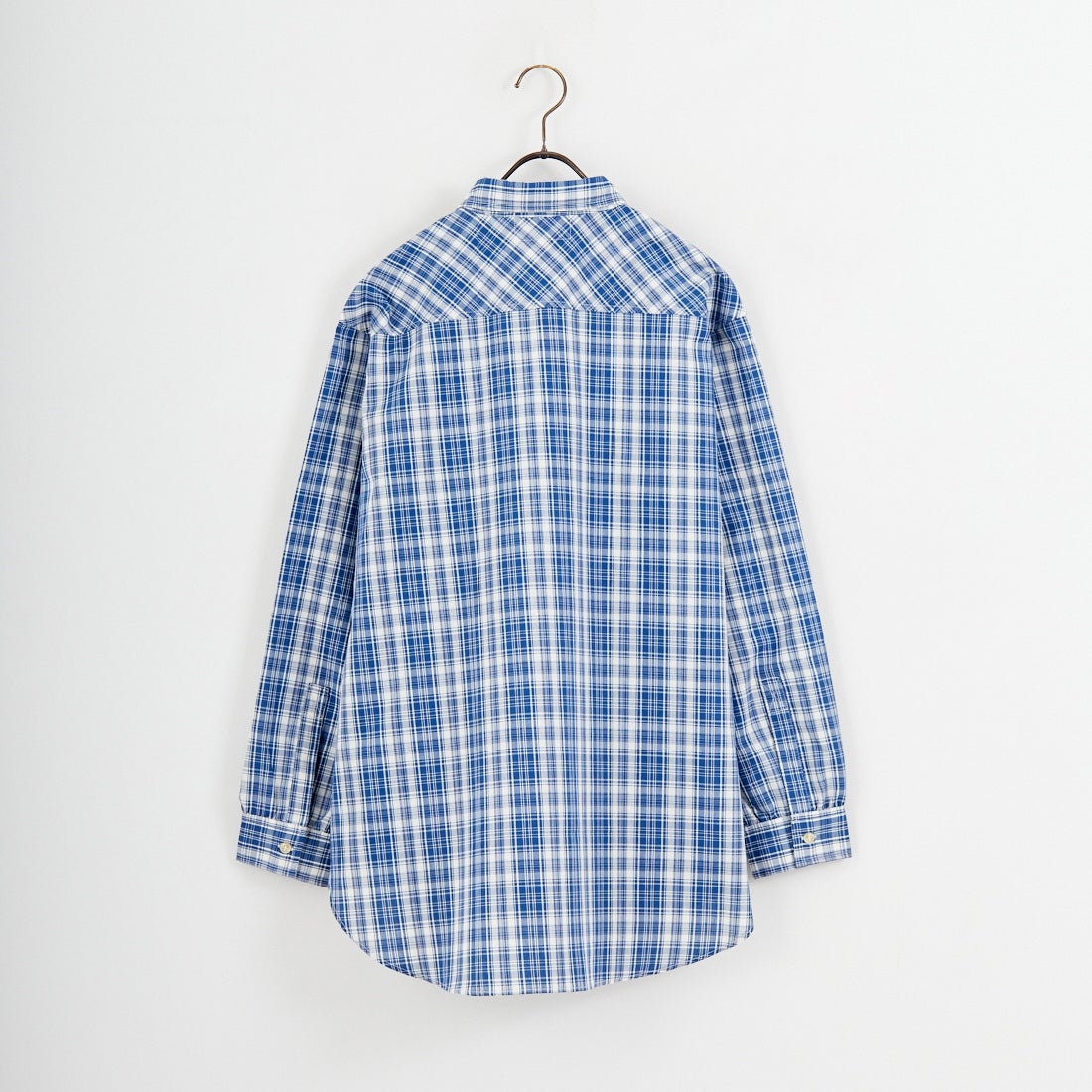 HELLO CALIF [ハローカリフ] ロングスリーブ プレイドシャツ [661300] NAVY