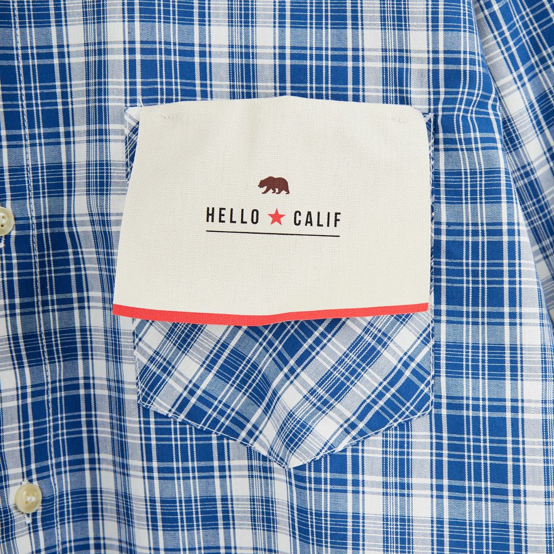 HELLO CALIF [ハローカリフ] ロングスリーブ プレイドシャツ [661300] NAVY