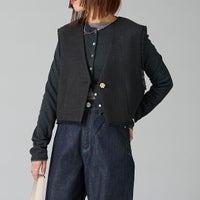 BLACK&&モデル身長：159cm 着用サイズ：F&&